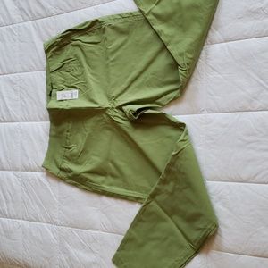 New York and Company Whitney Pull On Pants, Spring Green